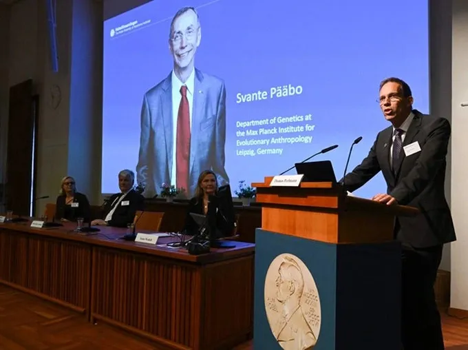 Nobel Y Sinh 2022 thuộc về nhà di truyền học Thụy Điển Svante Paab