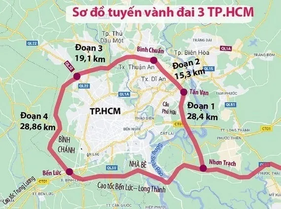 TP HCM phê duyệt ranh giải phóng mặt bằng Dự án đường Vành đai 3 1