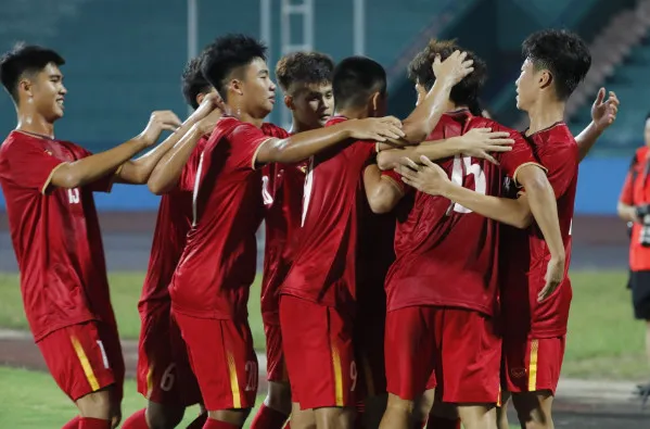 VL U17 châu Á 2023: U17 Việt Nam thắng tưng bừng Đài Bắc Trung Hoa