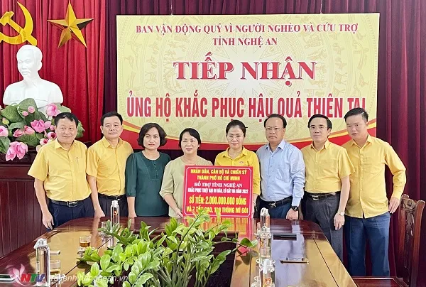 TPHCM hỗ trợ người dân Nghệ An thiệt hại do mưa lũ 2 tỉ đồng 1