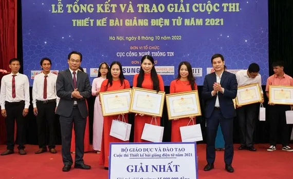 Hơn 2.000 bài giảng dự thi thiết kế bài giảng điện tử năm 2021 được đưa lên kho dữ liệu dùng chung 1