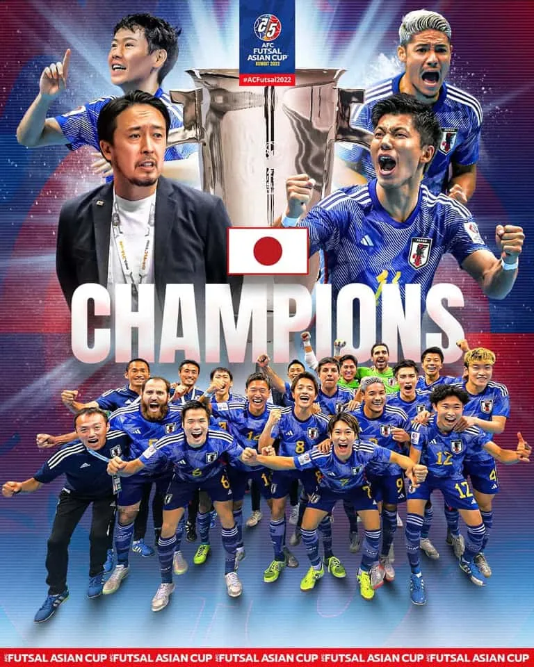 Thắng ngược Iran, ĐT futsal Nhật Bản lần thứ tư vô địch futsal châu Á