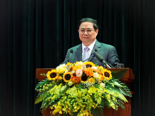 Thủ tướng Phạm Minh Chính phát biểu chỉ đạo Hội nghị trực tuyến toàn quốc về chuyển đổi số ngành công an nhân dân lần thứ nhất năm 2022 và công bố Ngày Chuyển đổi số ngành công an 