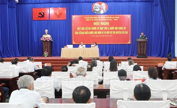 Chủ tịch nước tiếp xúc cử tri huyện Củ Chi: Rà soát lại, không để quy hoạch treo quá lâu 1