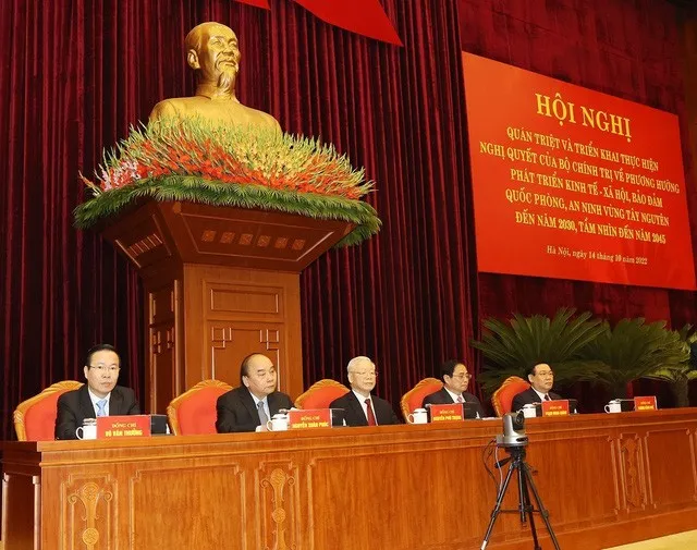 Tổng Bí thư Nguyễn Phú Trọng chủ trì hội nghị về phát triển vùng Tây Nguyên 1
