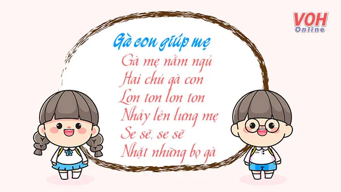 Đồng dao là gì? 50 bài đồng dao Việt Nam cho bé mầm non hát khi chơi trò chơi dân gian 14