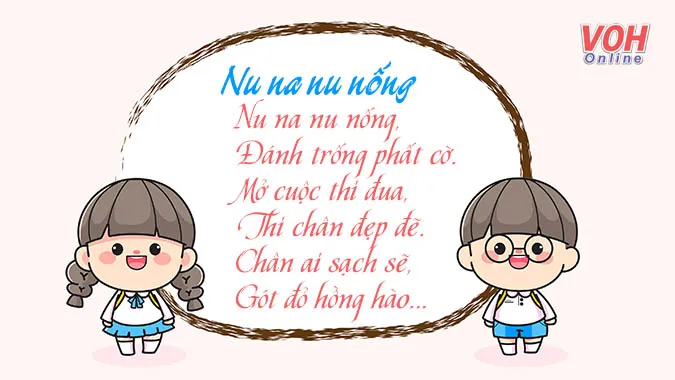 Đồng dao là gì? 50 bài đồng dao Việt Nam cho bé mầm non hát khi chơi trò chơi dân gian 29