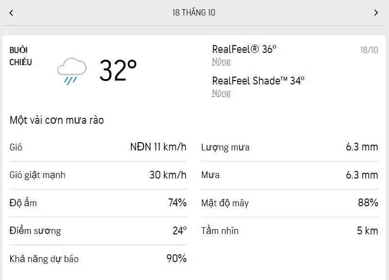 Dự báo thời tiết TPHCM hôm nay 17/10 và ngày mai 18/10/2022: dịu nắng, buổi chiều có mưa rào 5