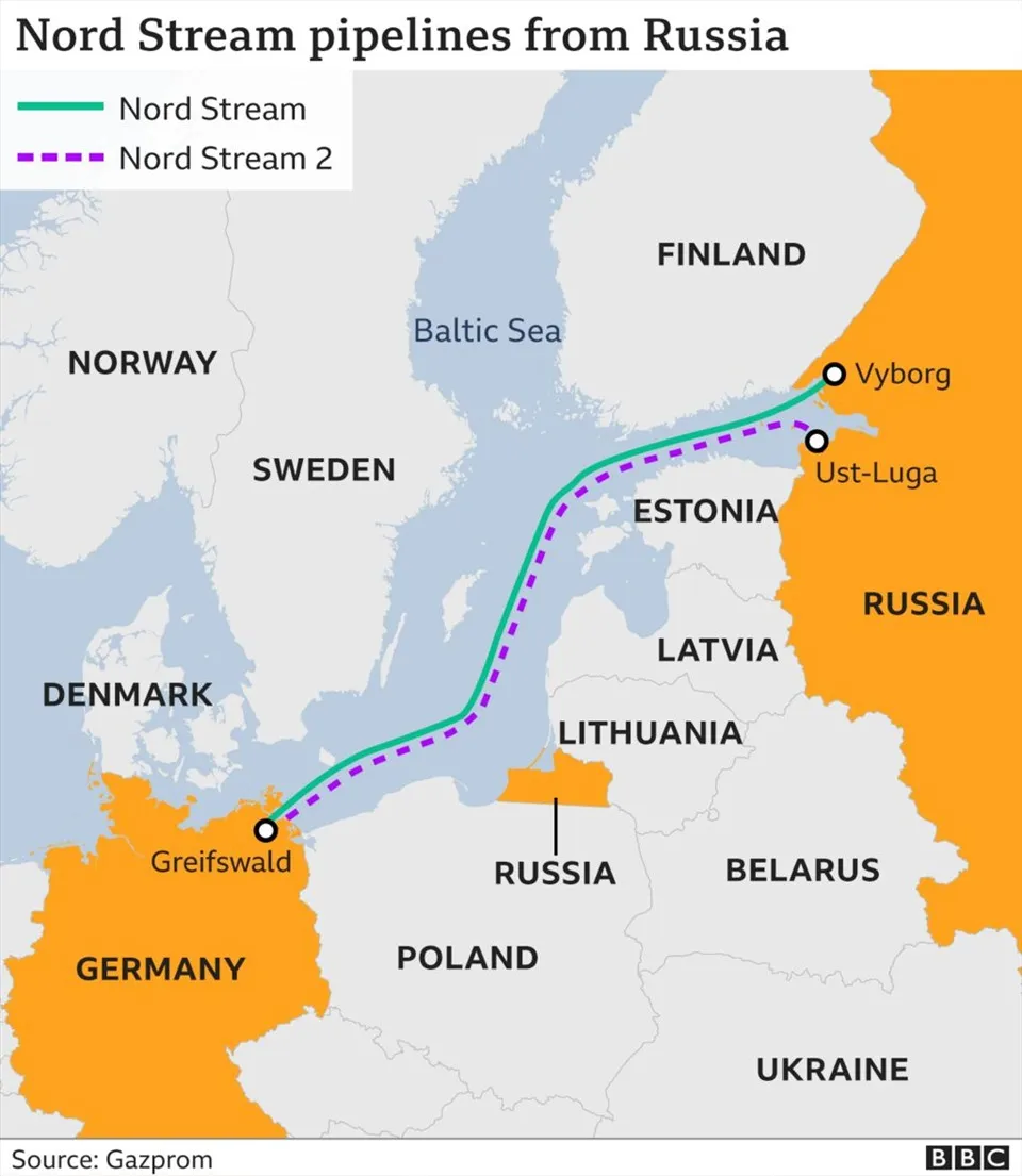 Nord Stream: Các vụ nổ ở đường ống được xác định có sức công phá lớn