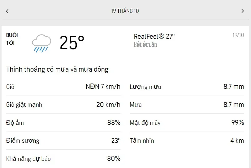 Dự báo thời tiết TPHCM hôm nay 19/10 và ngày mai 20/10/2022: cả ngày nhiều mưa, ít nắng 3