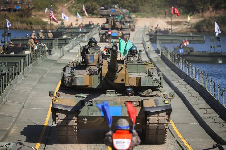 Mỹ - Hàn tập trận vượt sông bất chấp cảnh báo của Triều Tiên