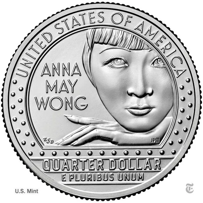 Nữ diễn viên gốc Hoa đầu tiên được in hình chân dung trên đồng tiền xu của Mỹ 2