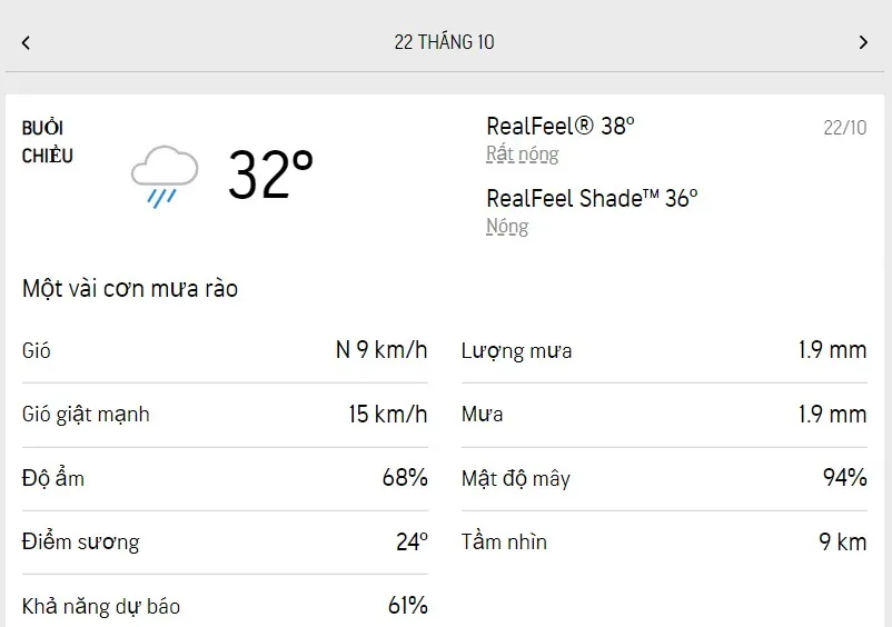 Dự báo thời tiết TPHCM hôm nay 21/10 và ngày mai 22/10/2022: nắng nhẹ, mật độ mưa giảm 5