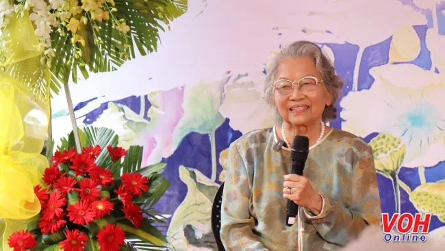 Họa sĩ 86 tuổi Nguyễn Thị Tâm tổ chức triển lãm 
