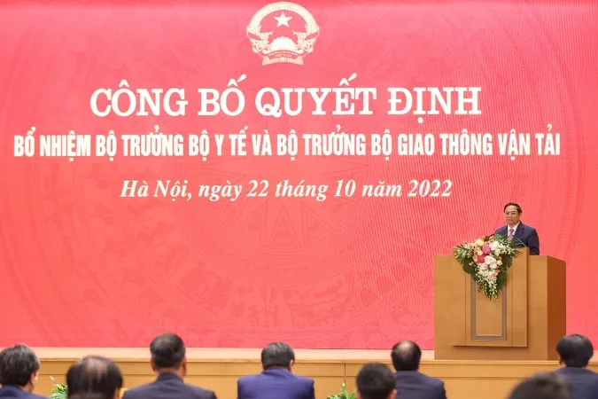 Trao quyết định bổ nhiệm 2 Bộ trưởng Đào Hồng Lan và Nguyễn Văn Thắng 1