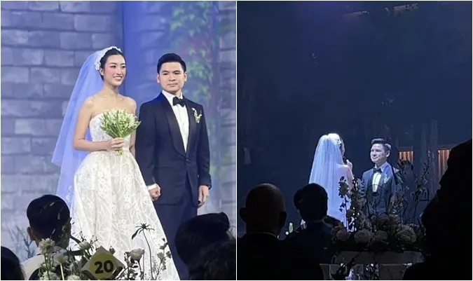 Toàn cảnh đám cưới của Hoa hậu Đỗ Mỹ Linh và con trai bầu Hiển 4