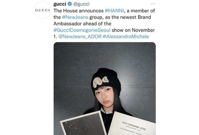 Hanni (NewJeans) - Nữ idol gốc Việt trở thành đại sứ thương hiệu mới của Gucci 7