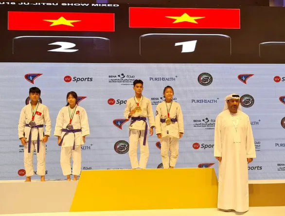 Jujitsu Việt Nam giành huy chương vàng giải vô địch thế giới 2022