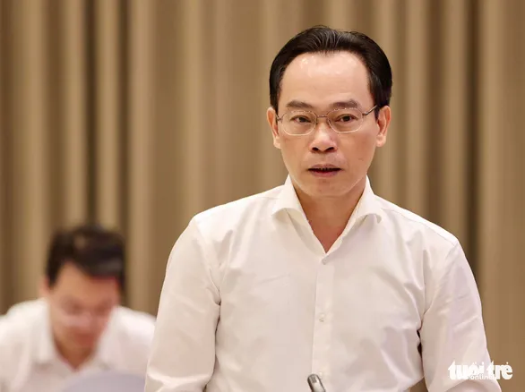 Thứ trưởng Hoàng Minh Sơn - Ảnh: NGUYỄN KHÁNH