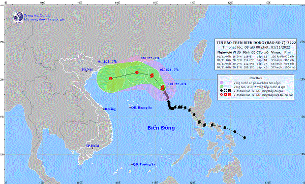 Điểm tin trưa 1/11:Bão số 7 dự báo đất liền ít bị ảnh hưởng trực tiếp; Học sinh té từ tầng 3 tử vong 1