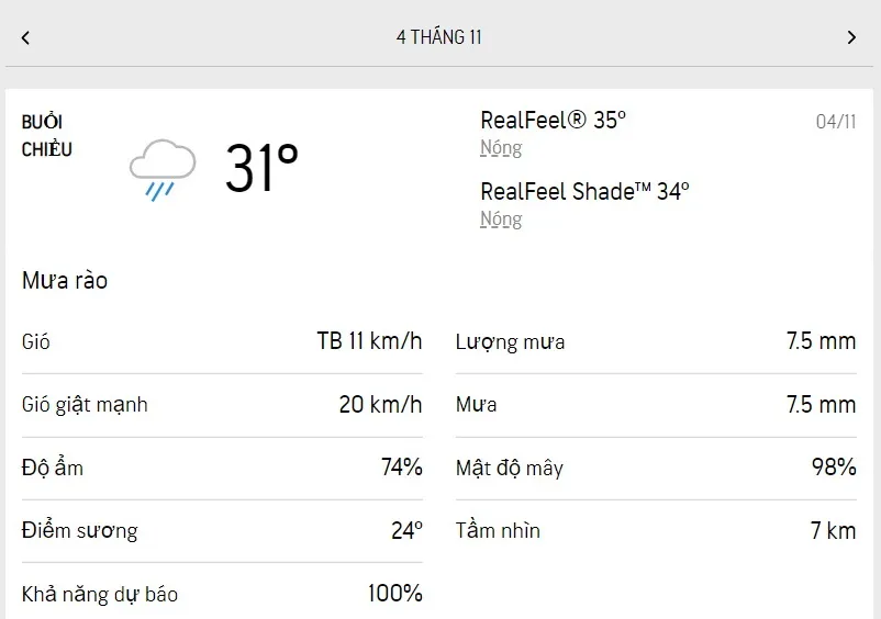 Dự báo thời tiết TPHCM hôm nay 3/11 và ngày mai 4/11/2022: sáng có nắng, buổi chiều nhiều mưa 5