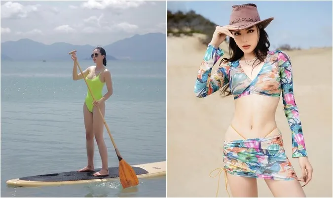 Hoa hậu Kỳ Duyên bị chỉ trích khi diện bikini phản cảm 5
