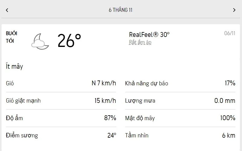 Dự báo thời tiết TPHCM hôm nay 6/11 và ngày mai 7/11/2022: cả ngày dịu nắng, không mưa 3