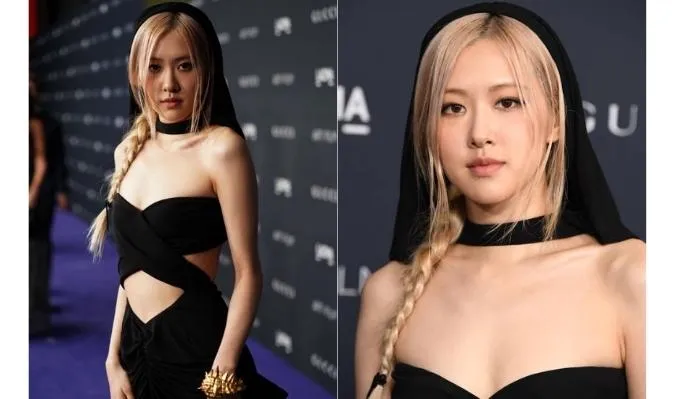 Rosé (BLACKPINK) thả dáng đầy nóng bỏng tại sự kiện LACMA Gala 7