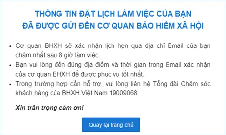 Cách đặt lịch hẹn làm việc với BHXH tại TPHCM và Bình Dương 2