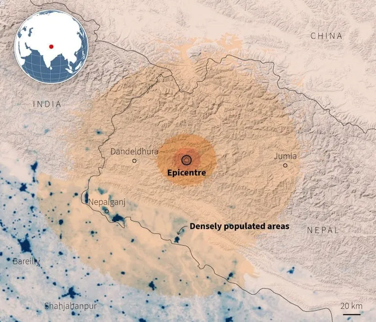 Động đất mạnh khiến nhiều người thương vong ở Nepal, lan qua cả Ấn Độ
