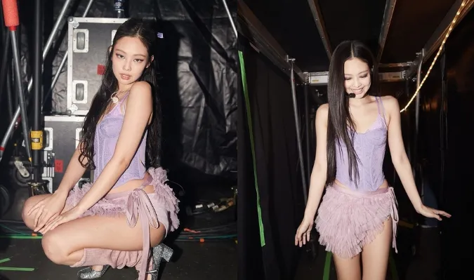 Jennie (BLACKPINK) khiến fan mê mẩn với loạt trang phục như nàng tiên trong concert 'Born Pink' 9