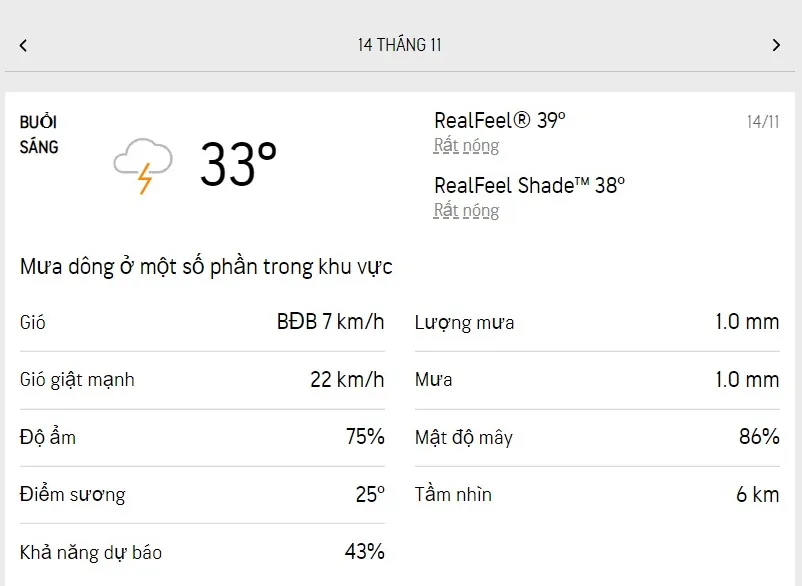 Dự báo thời tiết TPHCM hôm nay 14/11 và ngày mai 15/11/2022: ngày dịu nắng, mưa rải rác 1