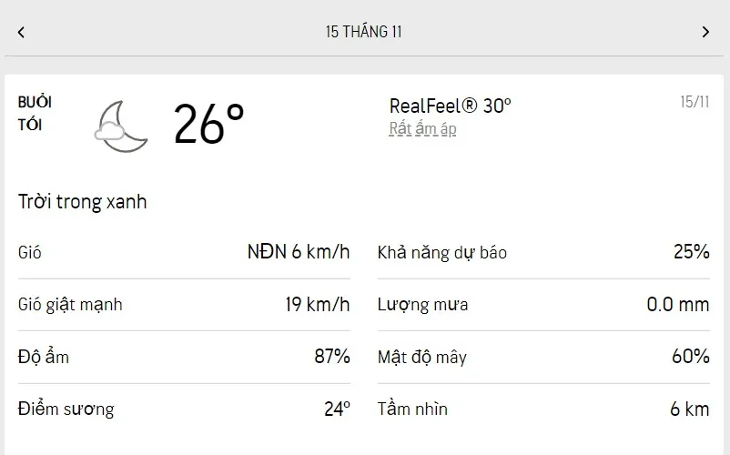 Dự báo thời tiết TPHCM hôm nay 14/11 và ngày mai 15/11/2022: ngày dịu nắng, mưa rải rác 6