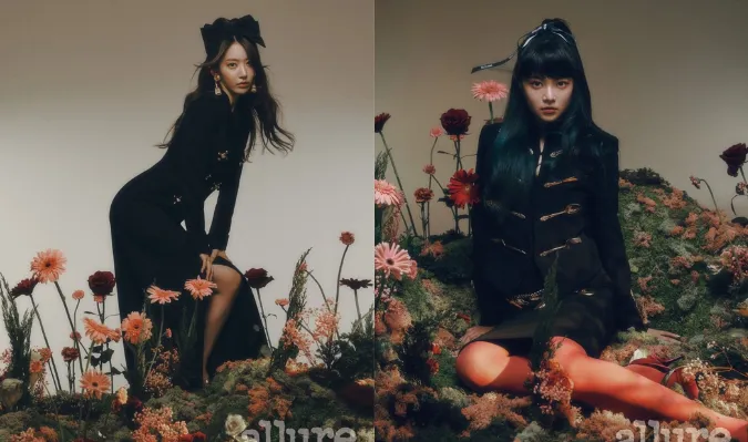 Sakura, Eunchae (LE SSERAFIM) và Miyeon ((G)I-DLE) khoe sắc trên tạp chí Allure tháng 12 4