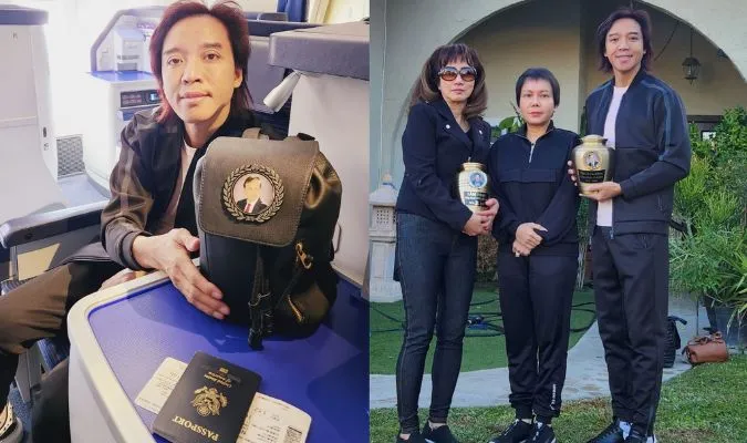 Sau 2 năm, tro cốt nhạc sĩ Lam Phương cũng đã được đưa về Việt Nam nhờ vợ chồng Việt Hương 2
