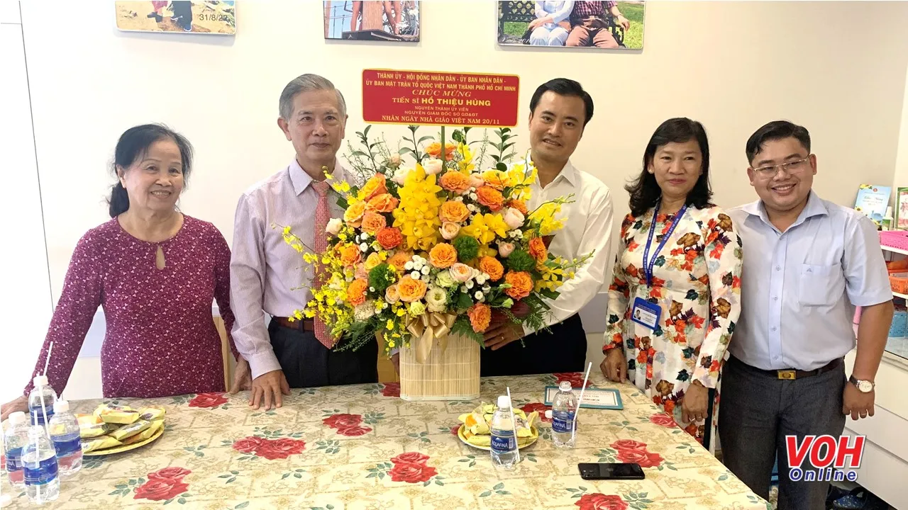 Tiến sĩ Hồ Thiệu Hùng – Nguyên Thành ủy viên, Nguyên Giám đốc Sở Giáo dục và Đào tạo TPHCM