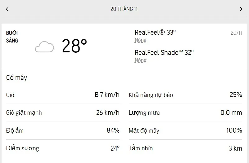 Dự báo thời tiết TPHCM hôm nay 20/11 và ngày mai 21/11/2022: buổi sáng mát lạnh, chiều có mưa to 1
