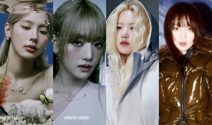 Miyeon, Minnie, Shuhua ((G)I-DLE) và Lee Sung Kyung đọ visual trên Marie Claire Hàn Quốc tháng 12 1