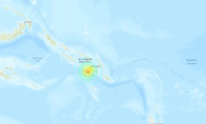 Cảnh báo sóng thần sau động đất mạnh ở Quần đảo Solomon 1