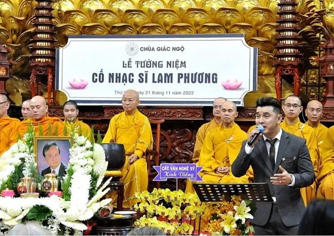 Sao Việt đến viếng thăm cố nhạc sĩ Lam Phương 3
