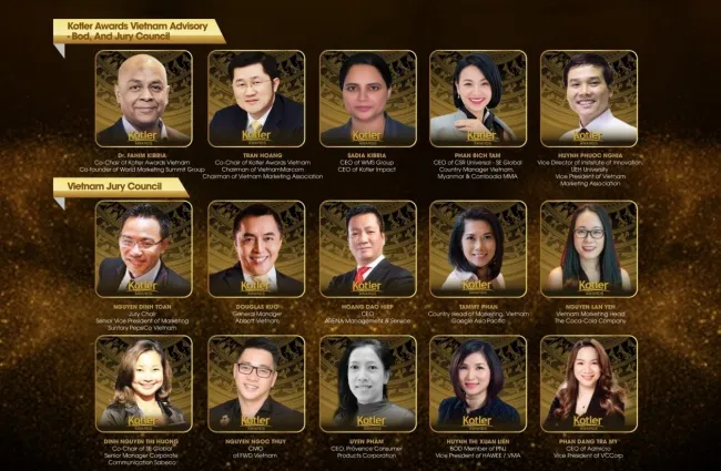 Kotler Award Việt Nam 2022: Tôn vinh những Chuyên gia marketing, Nhà quản trị tiếp thị chiến lược và doanh nghiệp xuất sắc nhất.