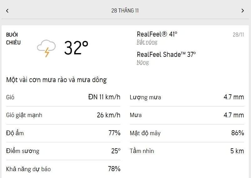 Dự báo thời tiết TPHCM hôm nay 28/11 và ngày mai 29/11/2022: trời nắng, buổi chiều có mưa rải rác 2