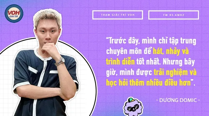 Dương Domic: ‘Tôi muốn mang những điều tích cực vào âm nhạc của mình' 2