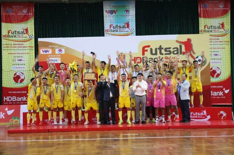 Sài Gòn FC vô địch Giải futsal Cup QG ở lần đầu vào chung kết