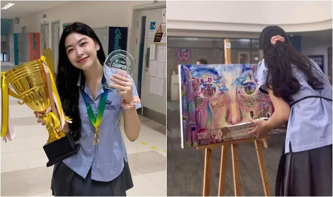 Con gái Quyền Linh đạt giải nhất cuộc thi vẽ tranh 1