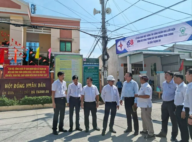 Ngầm hóa lưới điện tại xã Thạnh An, huyện Cần Giờ 2