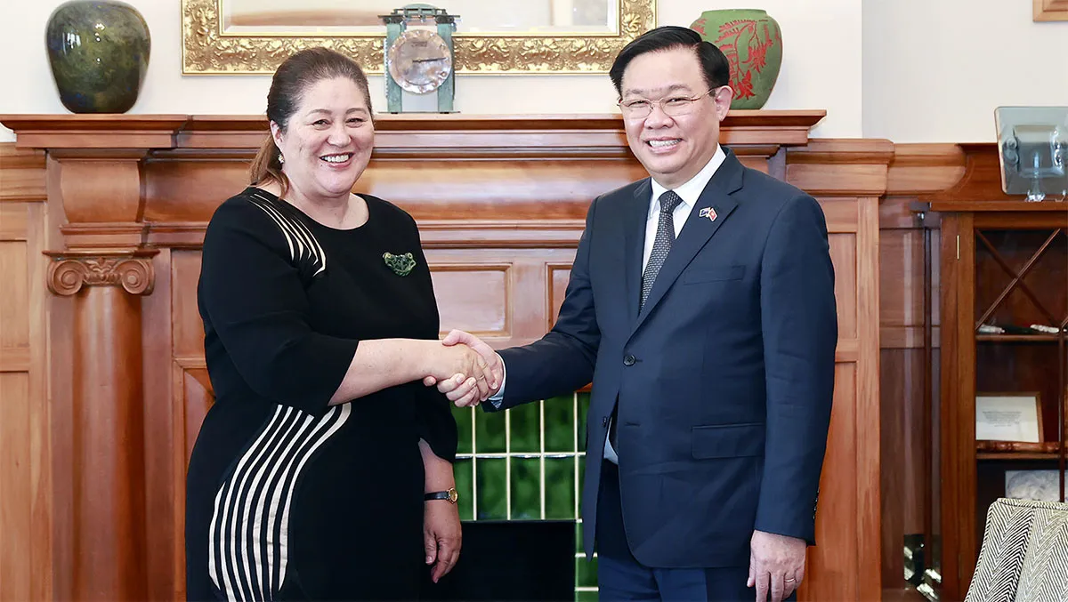 Chủ tịch Quốc hội Vương Đình Huệ và Toàn quyền New Zealand Dame Cindy Kiro