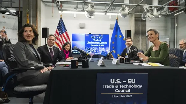 Các quan chức tham gia cuộc đàm phán của Hội đồng Thương mại và Công nghệ Mỹ-EU 