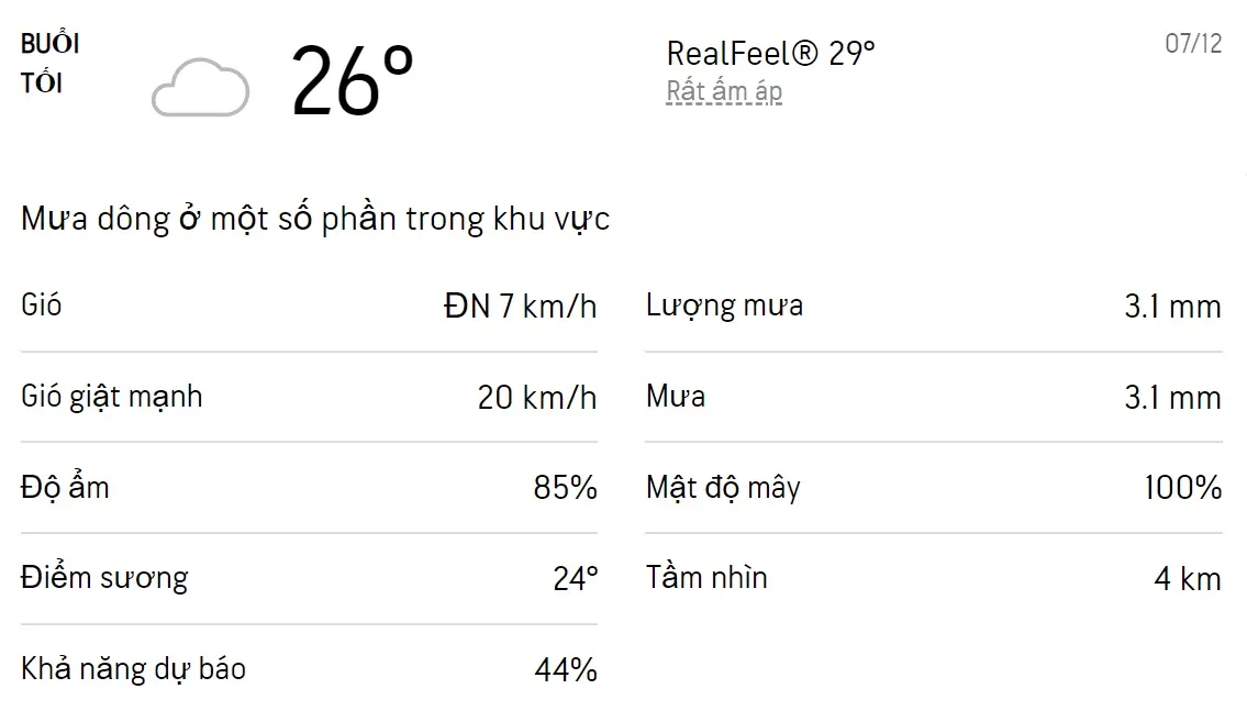 Dự báo thời tiết TPHCM hôm nay 6/12 và ngày mai 7/12/2022: Chiều và tối có mưa dông, trời nóng 6