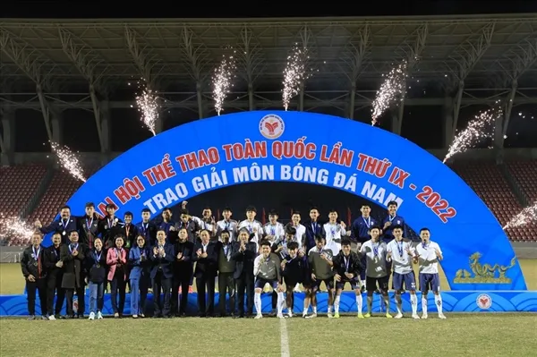 Đại hội TDTT toàn quốc ngày 10/12: Nghệ An giành vàng môn bóng đá nam